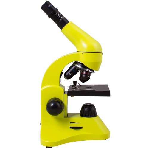 Монокулярный микроскоп Rainbow 50L с набором для опытов, зеленое яблоко