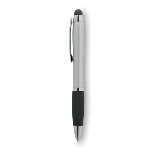 Шариковая ручка с подсветкой (тускло-серебряный)