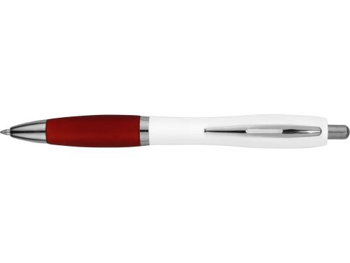 Ручка шариковая Nash, белый/красный, черные чернила