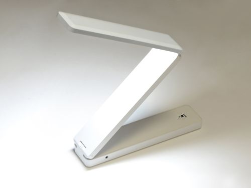 Складывающаяся настольная LED лампа Stack, белый
