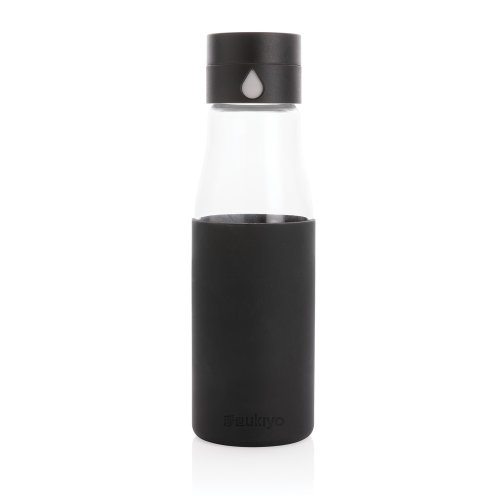 Стеклянная бутылка для воды Ukiyo с силиконовым держателем