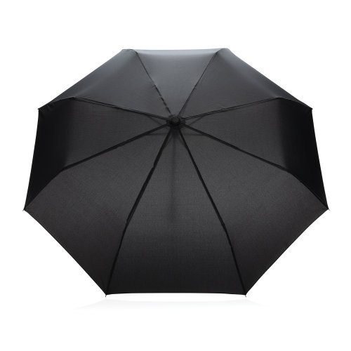 Компактный зонт Impact из RPET AWARE™ с бамбуковой рукояткой, d96 см 