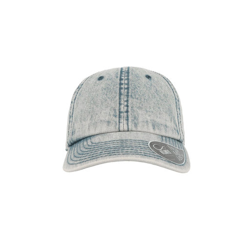Бейсболка DAD HAT, 6 клиньев, металлическая застежка (голубой)