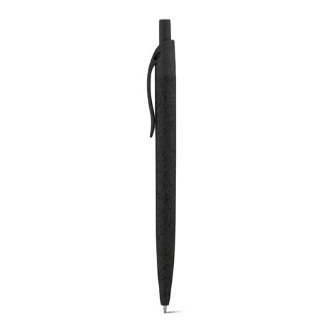 CAMILA. Шариковая ручка из волокон пшеничной соломы и ABS (чёрный)