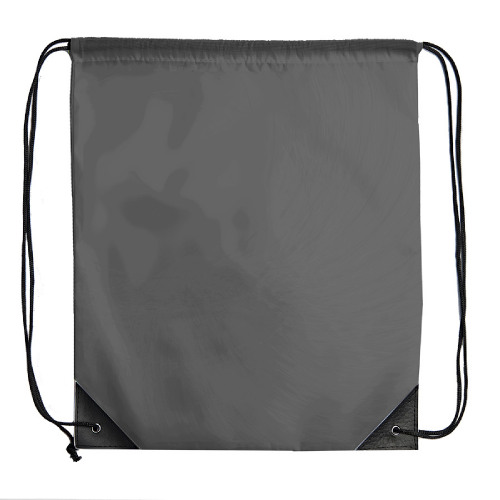 Рюкзак мешок с укреплёнными уголками BY DAY, серый, 35*41 см, полиэстер 210D (серый)