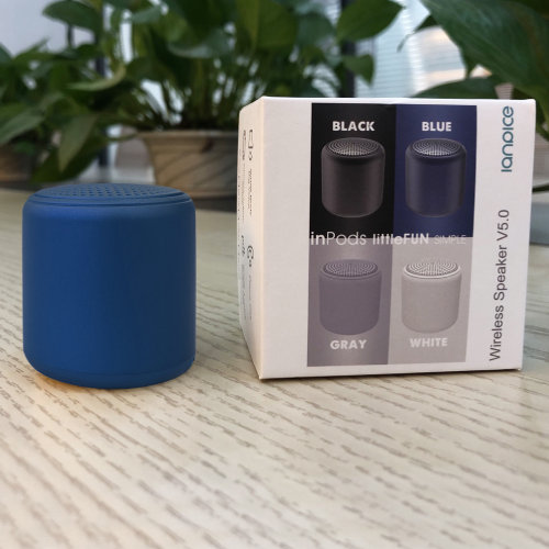 Беспроводная Bluetooth колонка Fosh, темно-синяя
