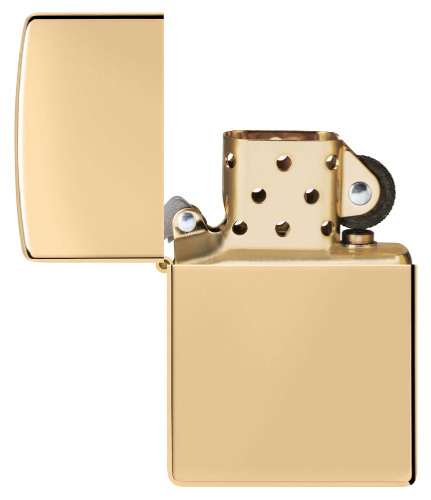 Зажигалка ZIPPO Armor® с покрытием High Polish Brass, латунь/сталь, золотистая, 38x13x57 мм