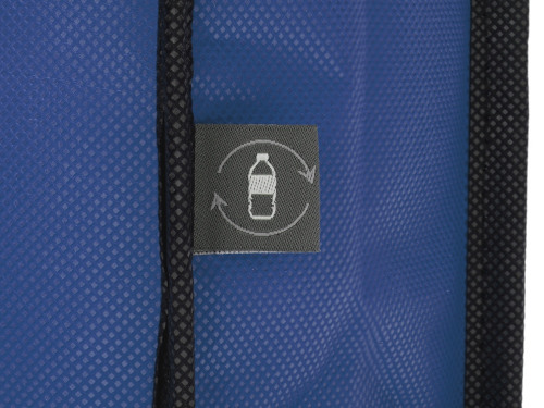 Сумка-холодильник Reviver на липучке из нетканого переработанного материала, синий