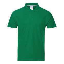 Рубашка поло мужская STAN хлопок/полиэстер 185, 104, зелёный