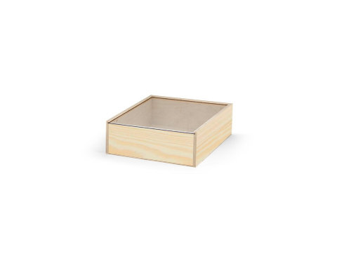 Деревянная коробка BOXIE CLEAR S, натуральный темный