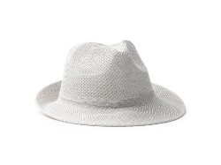 Элегантная шляпа BELOC из синтетического материала с тесьмой, белый