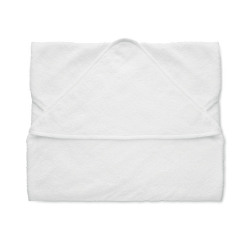 Хлопковое детское полотенце с к (белый)
