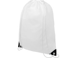 Рюкзак со шнурком Oriole, имеет цветные края, черный