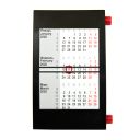 Календарь настольный на 2 года  (красный, черный)